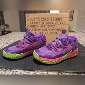 Kids Size 12 Puma LaMelo Ball Toxic 03